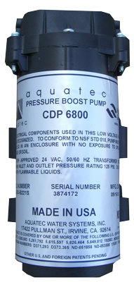 Pressure boost pump